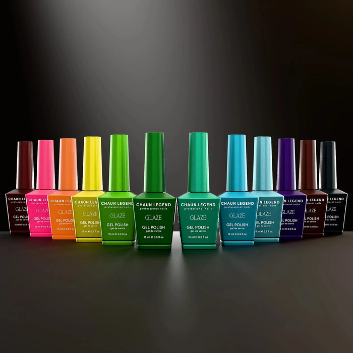 Chaun Legend THE GLAZE 0.5oz, 12 colors (LGG01-LGG12) Collection 000