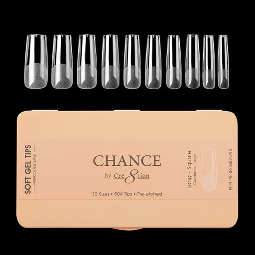 Chance Soft Tips - LONG SQUARE, BOX (Pk: 504 pcs/box)