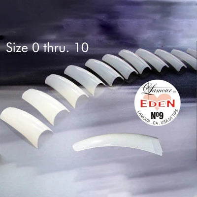 Lamour EDEN Tips, SMALL BAG (Pk: 50 tips/bag, 100 bags/SMALLBAG) 000
