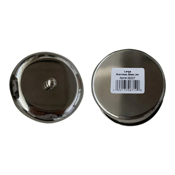 Cre8tion Large Stainless Steel Jar