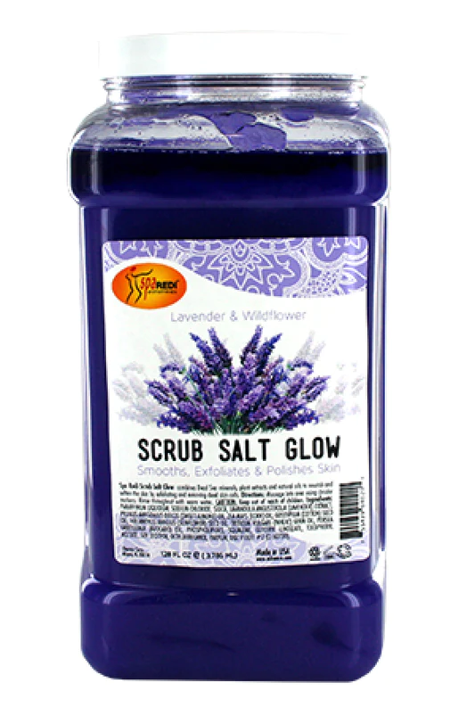 SpaRedi Sugar Salt Glow, Lavender & Wildflower, 1Gal, 04020 OK0325MD