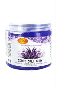 SpaRedi Sugar Salt Glow, Lavender & Wildflower, 16oz, 04010 OK0325MD