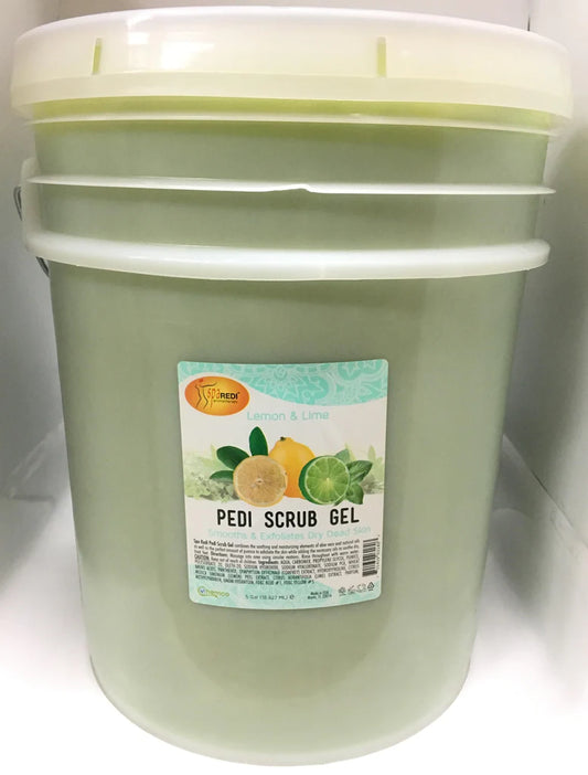 SpaRedi Pedi Scrub Gel, Lemon & Lime, 5Gal, 03180 OK0325MD