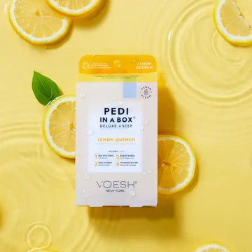 Voesh Pedi In A Deluxe Box 4 Step, LEMON QUENCH, CASE (Pk: 50 pcs/case)