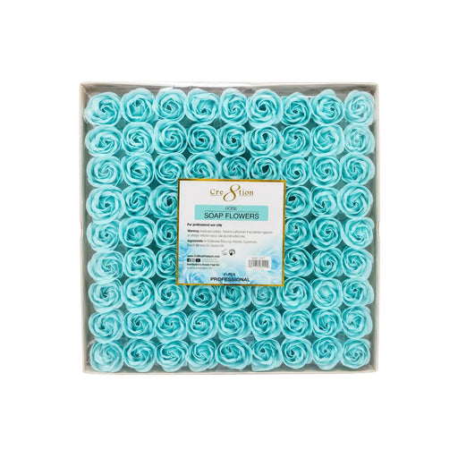 Cre8tion Soap Flowers - 11 Colors (Pk: 81 pcs/box, 20 box/case) - Light Blue