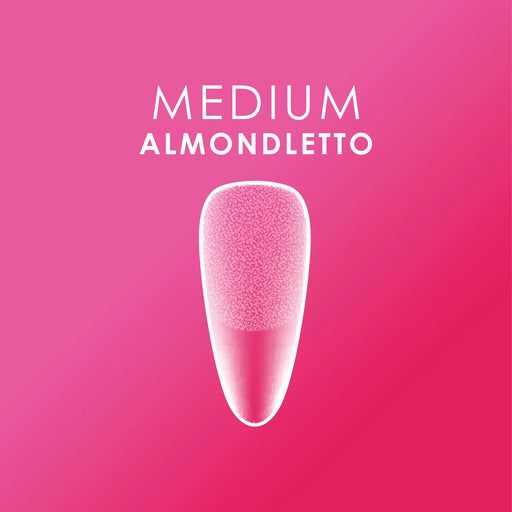 Kupa EnrichRx Soft Gel Tips - Almondletto Medium 550 Count