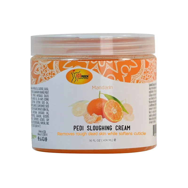 SpaRedi Pedi Sloughing Cream, Mandarin, 16oz, 02070 OK0325MD