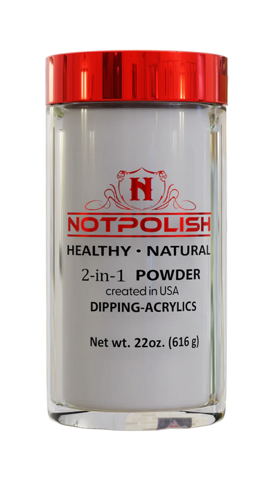 NotPolish Dipping Powder, Milky White, 22oz, OG 101
