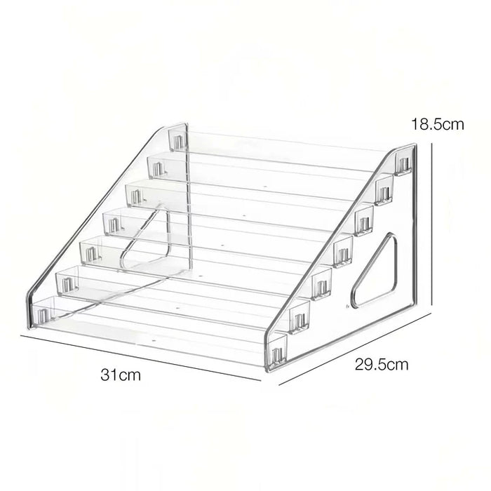 Cre8tion Acrylic Multi-Layer Transparent Display Rack