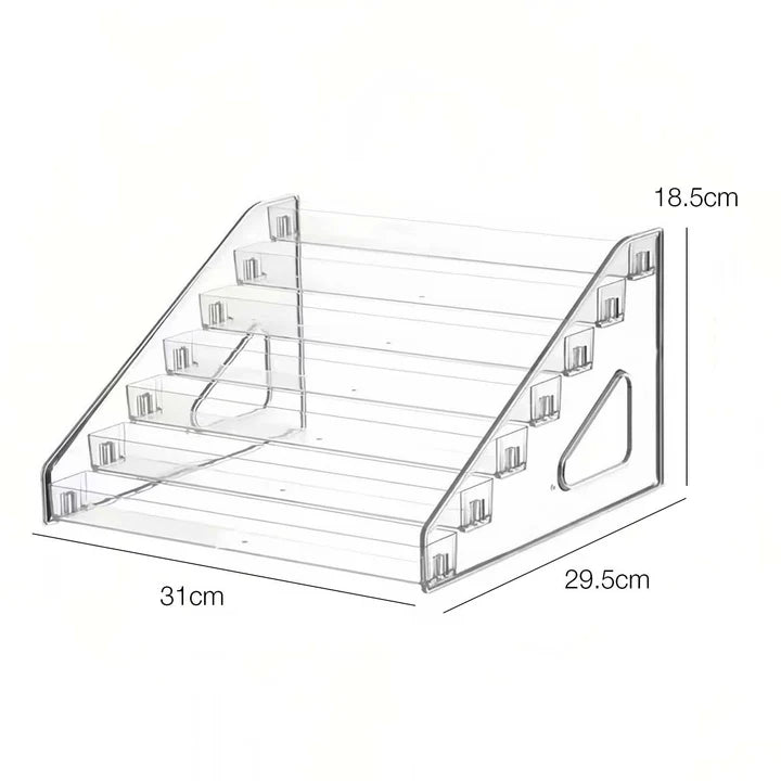 Cre8tion Acrylic Multi-Layer Transparent Display Rack