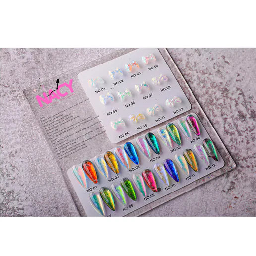 Nacy 3D Aurora Carved Gel Collection (12 Colors) Full Line