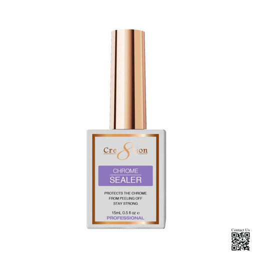 Cre8tion Gel - Metallic Sealer (Chrome Sealer) 0.5oz (Pk: 216 pcs/case)