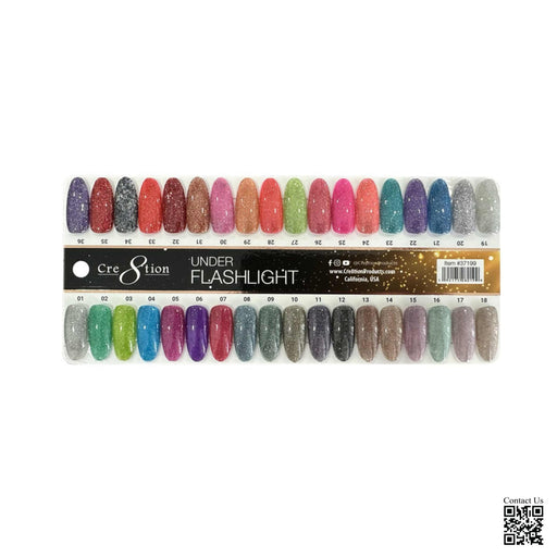 Cre8tion UNDER FLASHLIGHT Gel Collection, Sample Tips