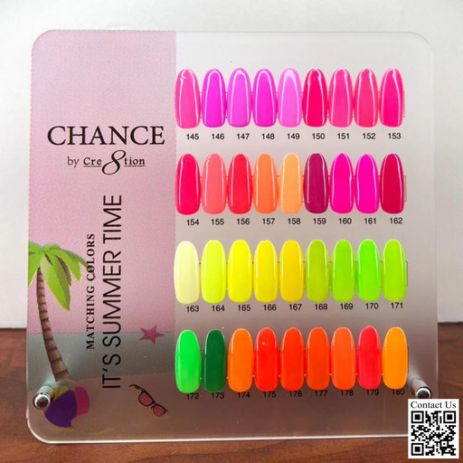 Chance Counter Display Color Chart - SUMMER Collection