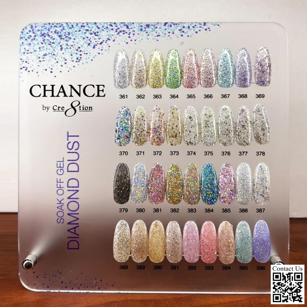 Chance Counter Display Color Chart - DIAMOND DUST Collection