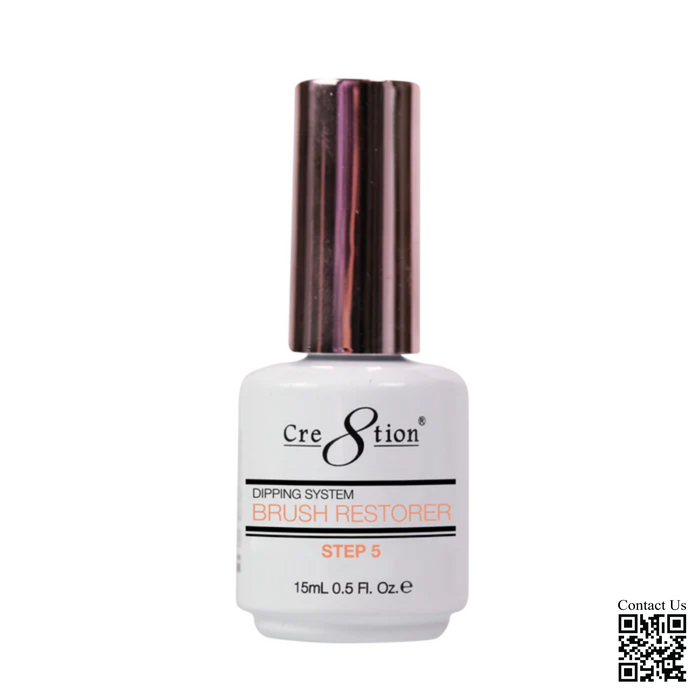 Cre8tion Dip Liquid 0.5oz - #5 BRUSH RESTORER (Pk: 216 pcs/case)