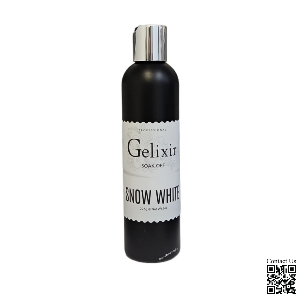 Gelixir Snow White Refill, 8oz (PK: 24, 30 pcs/case)
