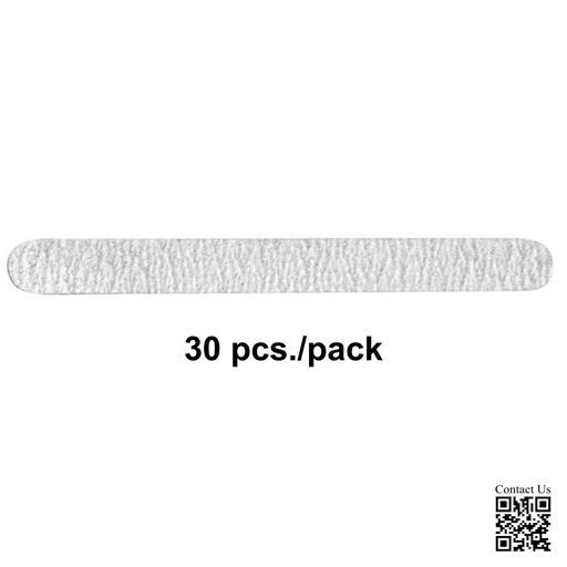 Cre8tion Premium Nail Files REGULAR ZEBRA, Grit 100/100, CASE (Pk: 50 pcs/pack, 30 packs/case)