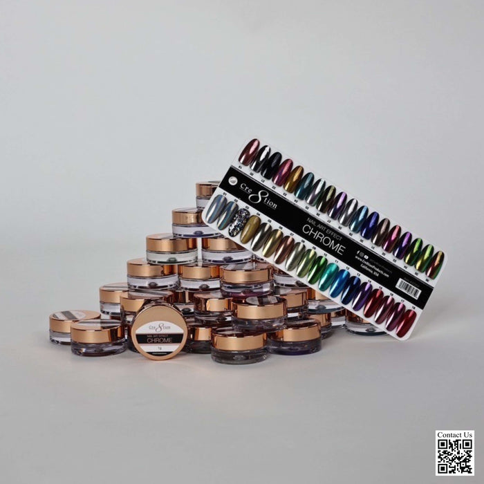 Cre8tion Nail Art 1g - CHROME Effect 000
