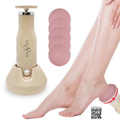 Cre8tion Cordless Callus Freedom - Rechargeable Callus Remover - Beige (Pk: 24 pcs/case)