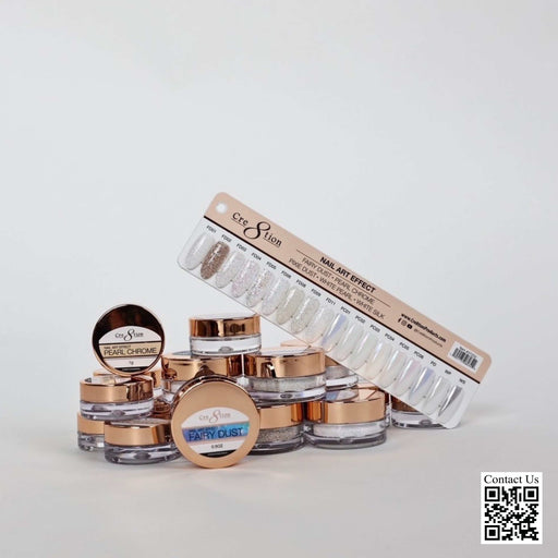 Cre8tion Nail Art Effect - FAIRY DUST (9 Colors) 000