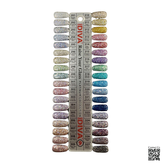 DND 0.5oz DIVA Raise Your Glass PLATINUM Collection (291 - 327) 000