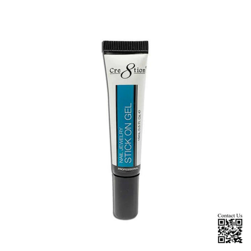 Cre8tion Nail Jewelry Stick On Gel in Tube 15ml (Pk: 18pcs/box)