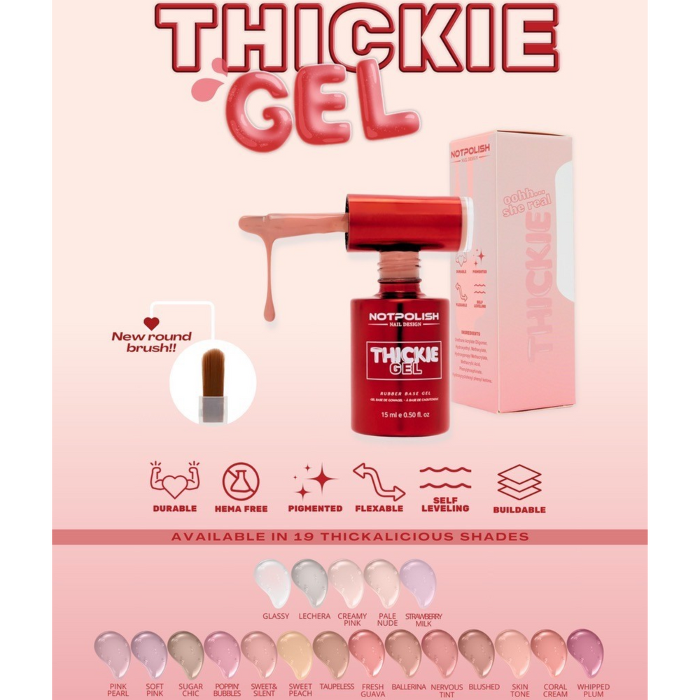 NotPolish 0.5oz THICKIE Gel Collection 000