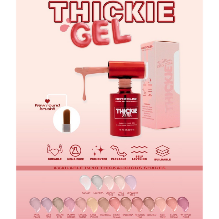 NotPolish 0.5oz THICKIE Gel Collection 000