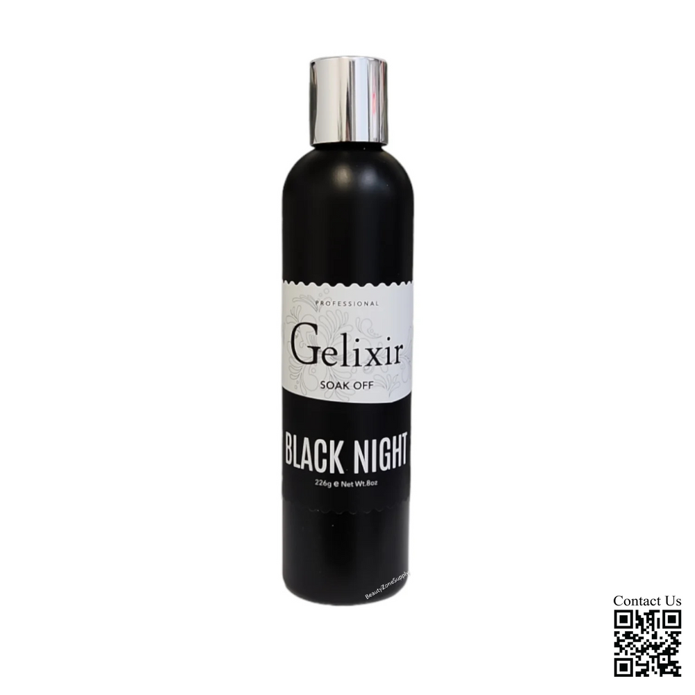 Gelixir Black Night Refill, 8oz (PK: 24, 30pcs/case)
