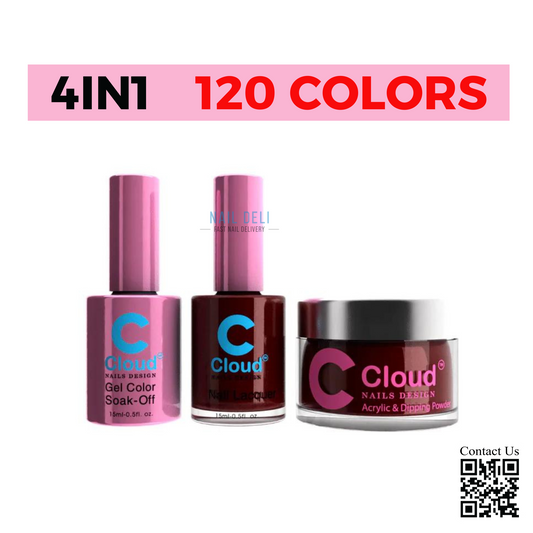 000 Chisel Cloud 4in1 Dipping Powder + Gel Polish + Nail Lacquer, Hawaii Collection, Color List Note