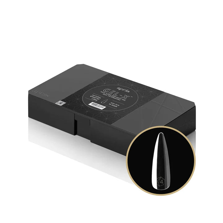 Apres NATURAL Stiletto Long, Box of Tips, N-STL (Pk: 5 pcs/box) - SKU 87330