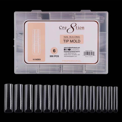 Cre8tion Nail Building - Tip Mold 06 (Pk: 300 pcs/box, 100 boxes/case)