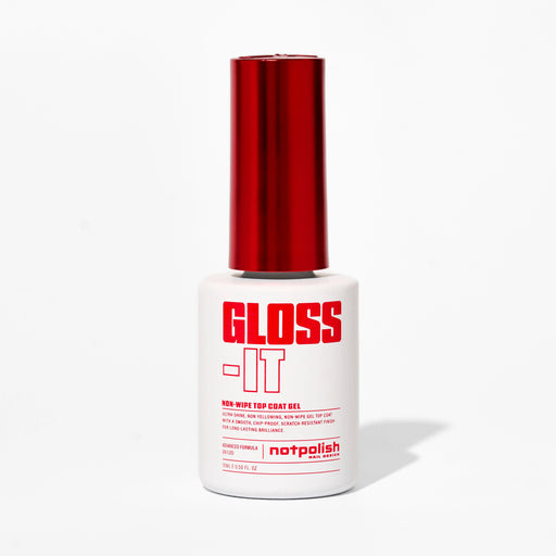 NotPolish Top Coat Gel 0.5oz - Gloss-It (Pk: 6 pcs/box, 144 pcs/case)