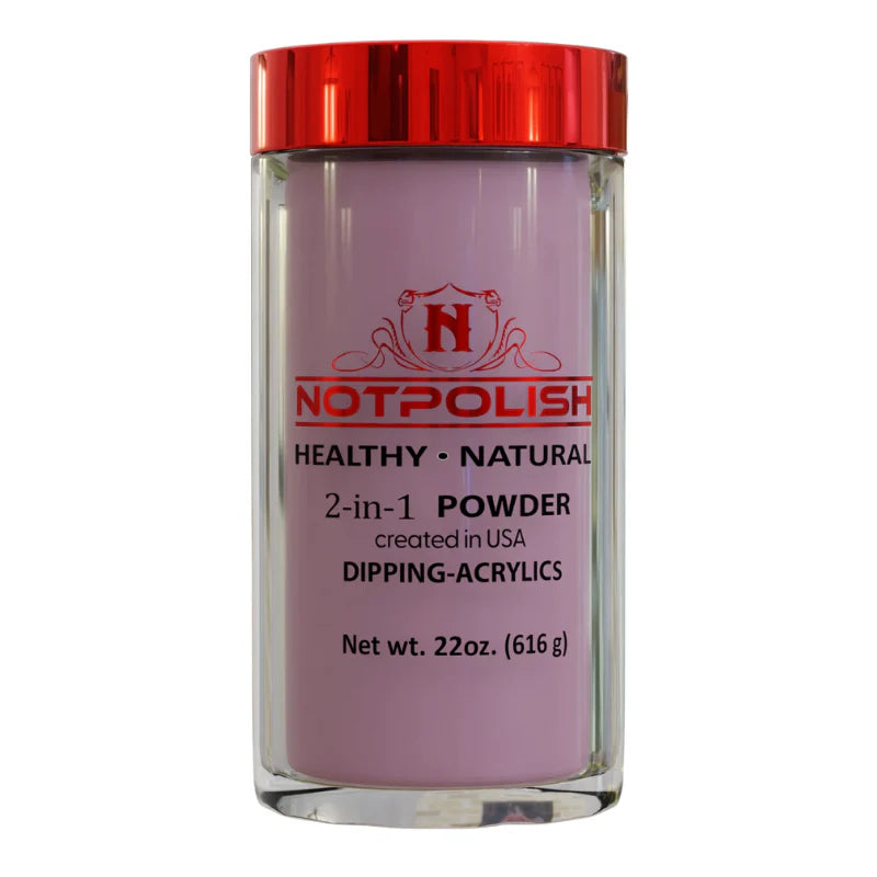 NotPolish 2in1 Dipping/Acrylics Powder 22oz, DARK PINK (Pk: 6 pcs/box)
