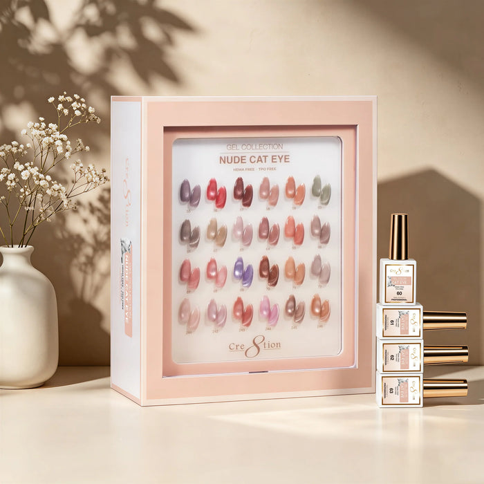 Cre8tion Cat Eye Kit - NUDE (24 colors) Collection (55 - 72, 241 - 246)