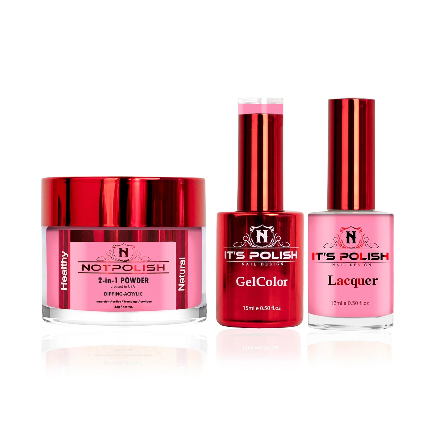 NotPolish 3in1 Acrylic/Dipping Powder + Gel Polish + Nail Lacquer, OG Collection, 207, ROSE WATER