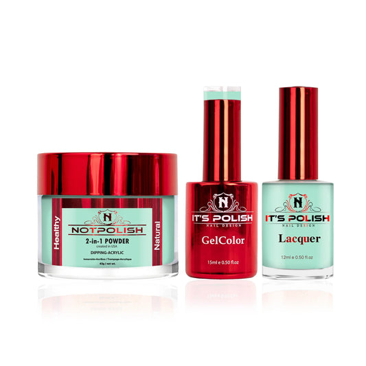 NotPolish 3in1 Acrylic/Dipping Powder + Gel Polish + Nail Lacquer, OG Collection, 211, KEEP IT COOL