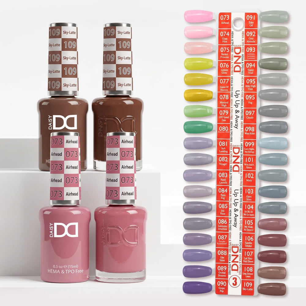 DND DUO HEMA & TPO Free, Full Line of 36 Colors #03 - Up Up & Away (73-109)
