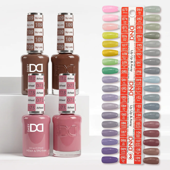 DND DUO HEMA & TPO Free, Full Line of 36 Colors #03 - Up Up & Away (73-109)
