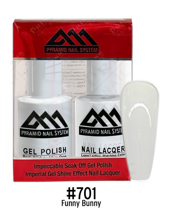 Pyramid Gel Polish + Nail Lacquer, 701, 0.5oz