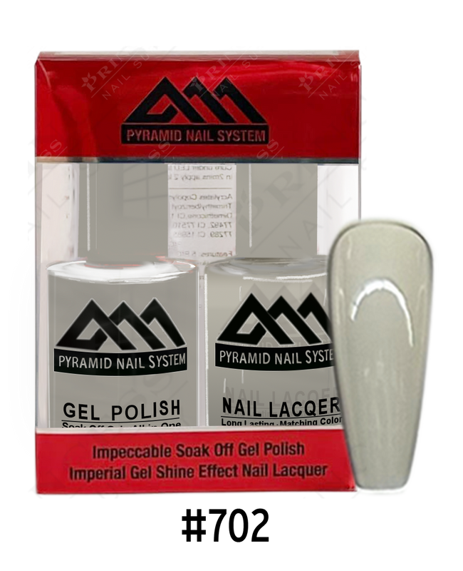 Pyramid Gel Polish + Nail Lacquer, 702, 0.5oz