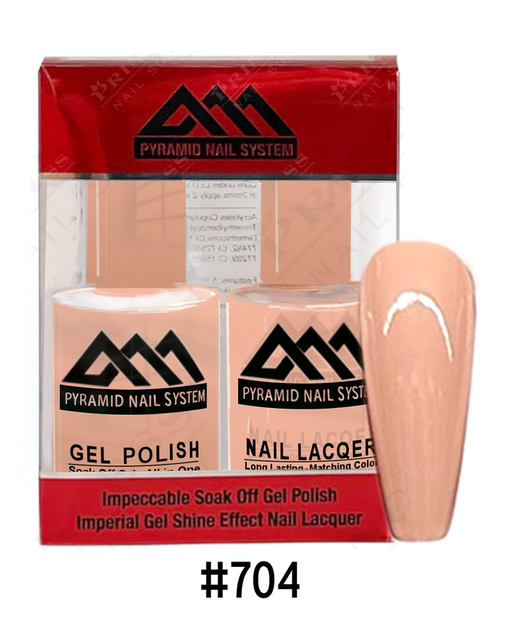 Pyramid Gel Polish + Nail Lacquer, 704, 0.5oz