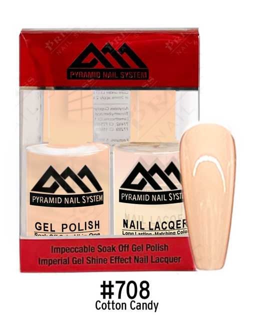 Pyramid Gel Polish + Nail Lacquer, 708, 0.5oz