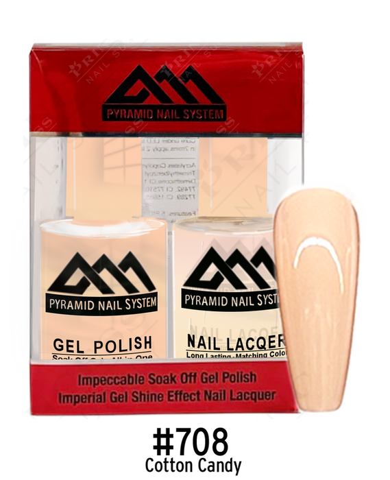 Pyramid Gel Polish + Nail Lacquer, 708, 0.5oz
