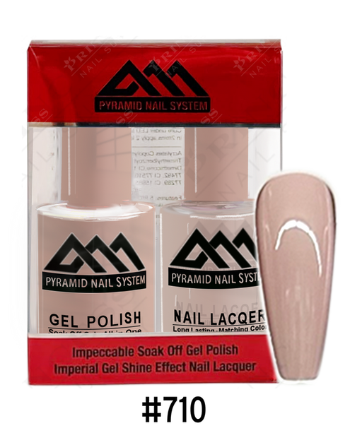 Pyramid Gel Polish + Nail Lacquer, 710, 0.5oz