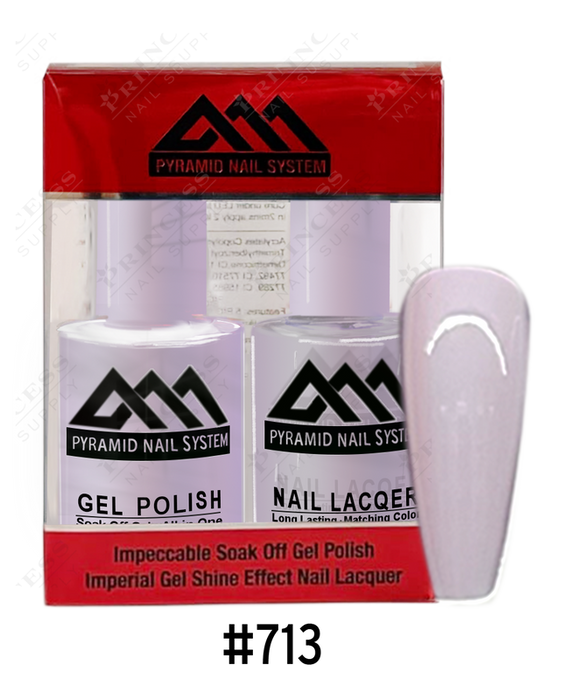 Pyramid Gel Polish + Nail Lacquer, 713, 0.5oz
