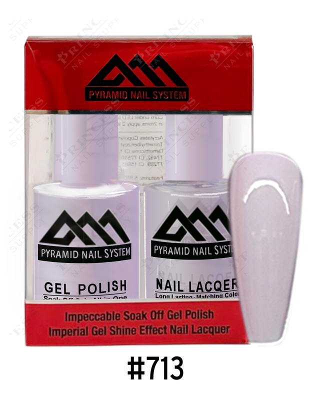 Pyramid Gel Polish + Nail Lacquer, 713, 0.5oz