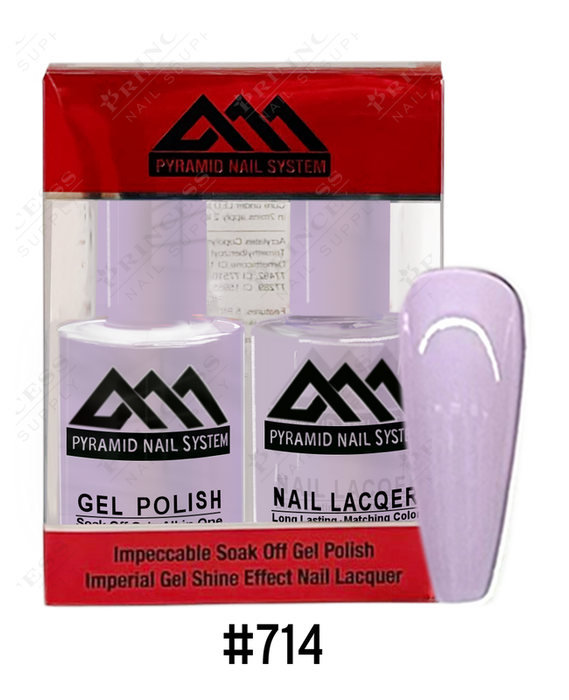 Pyramid Gel Polish + Nail Lacquer, 714, 0.5oz