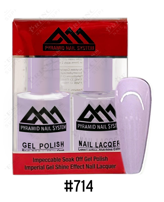 Pyramid Gel Polish + Nail Lacquer, 714, 0.5oz